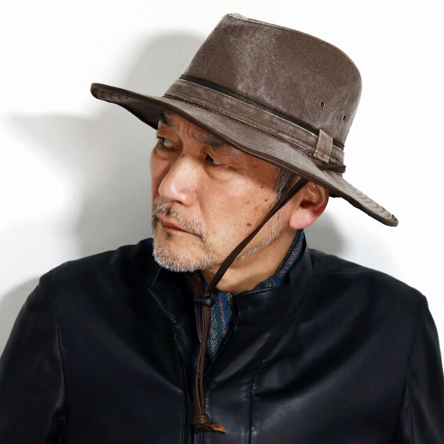 キャンバス生地 ハット サファリハット DORFMAN PACIFIC OUTDOOR 中