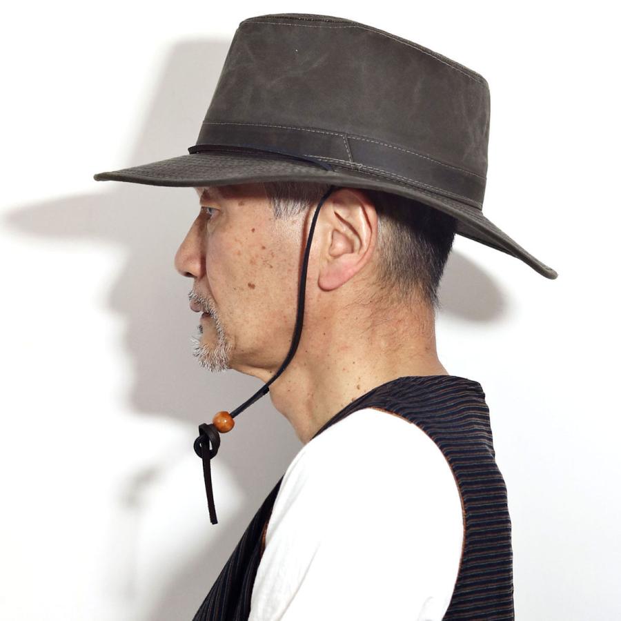 ハット メンズ サハリハット 大きいサイズ 中折れ 帽子 加工 コットン