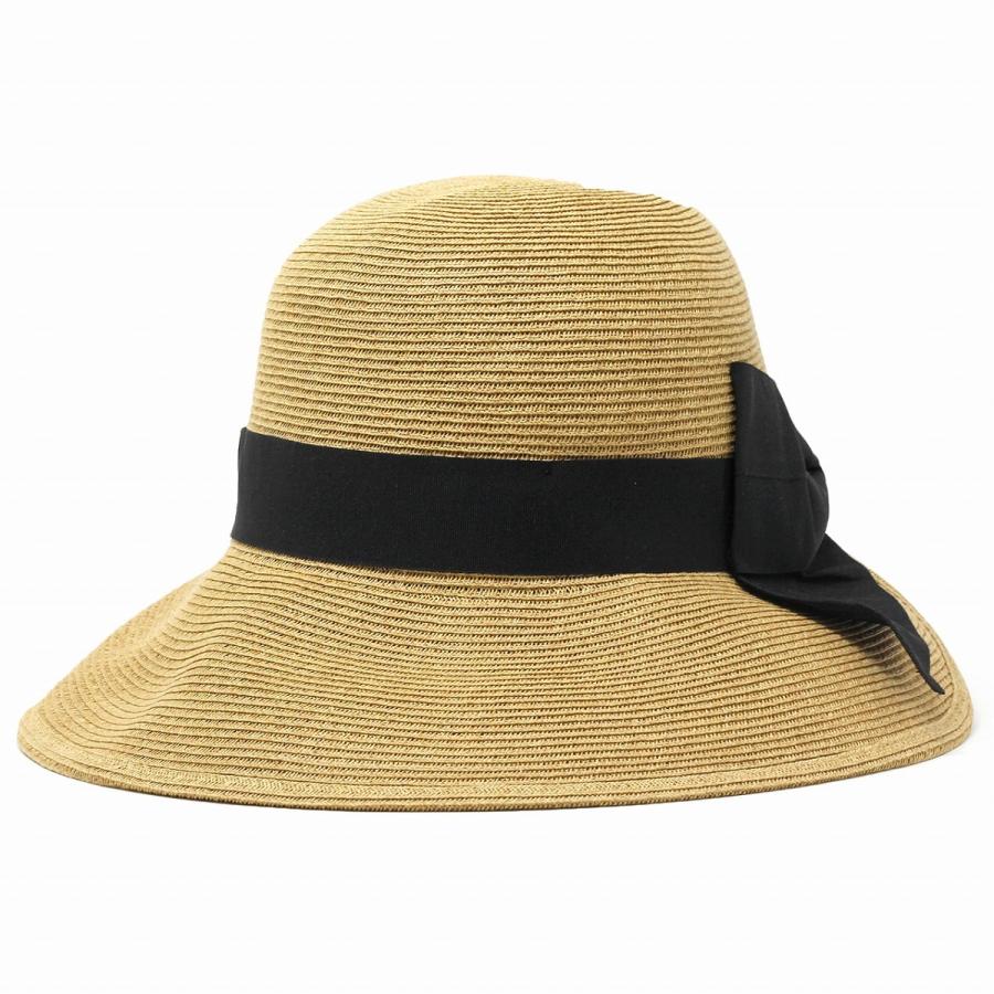 麦わら帽子 レディース 大きなリボン 帽子 可愛い エレガント ハット