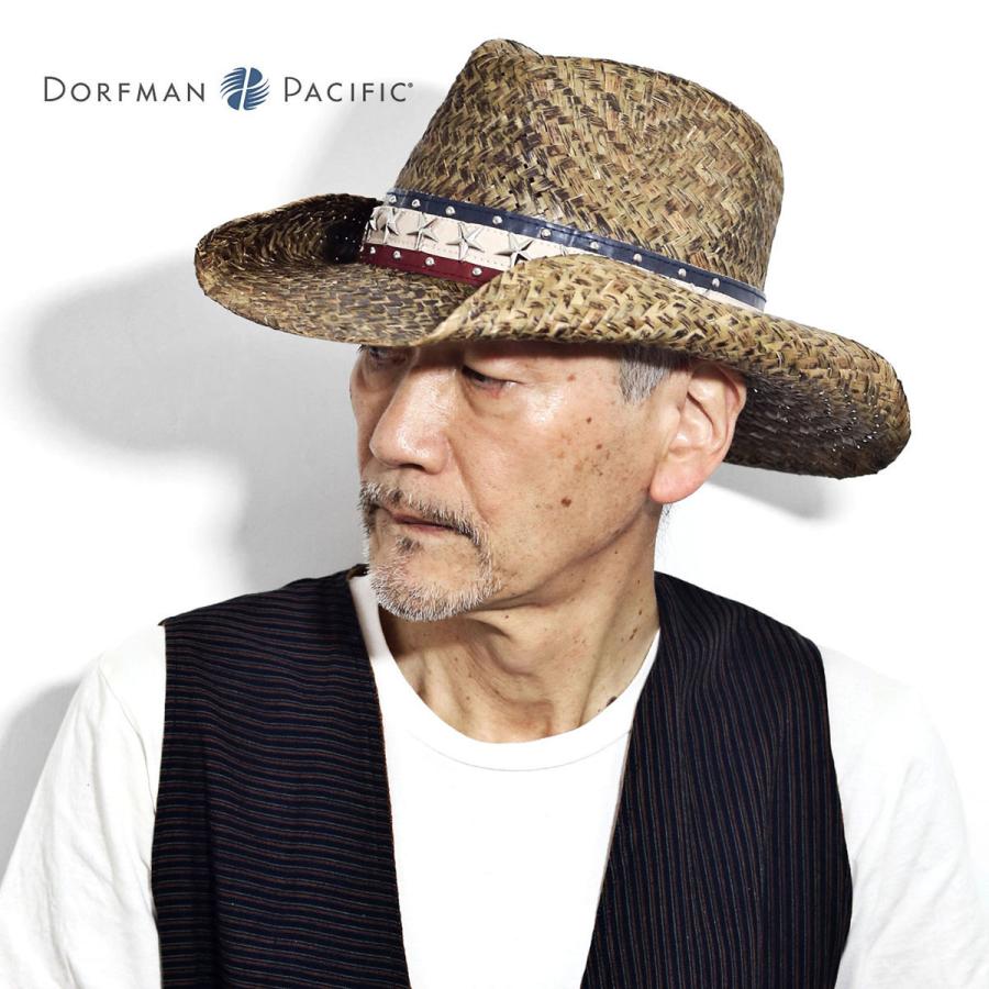 テンガロン 麦わら 帽子 ストローハット Dorfman Pacific 夏 涼しい