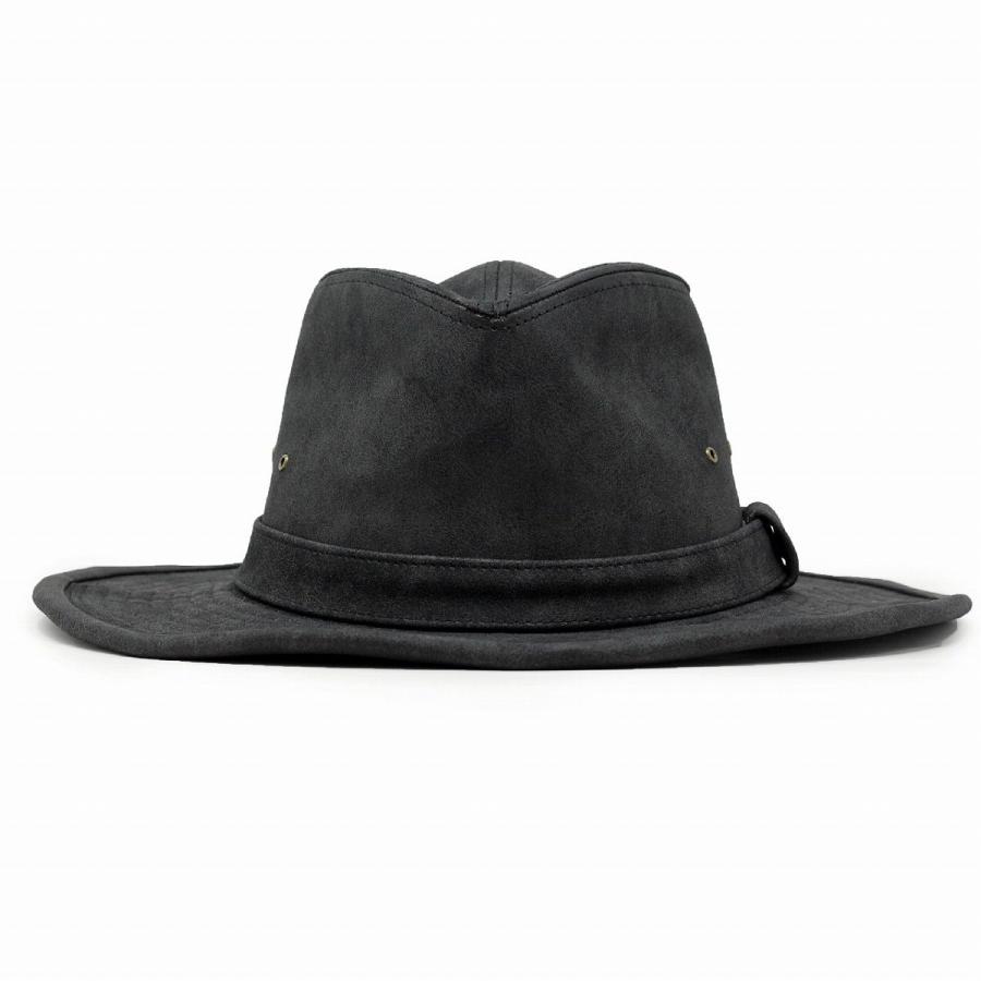 ELDORADO ハット 黒 ハット 秋冬 メンズ レディース 帽子 オプティモ スジ入り