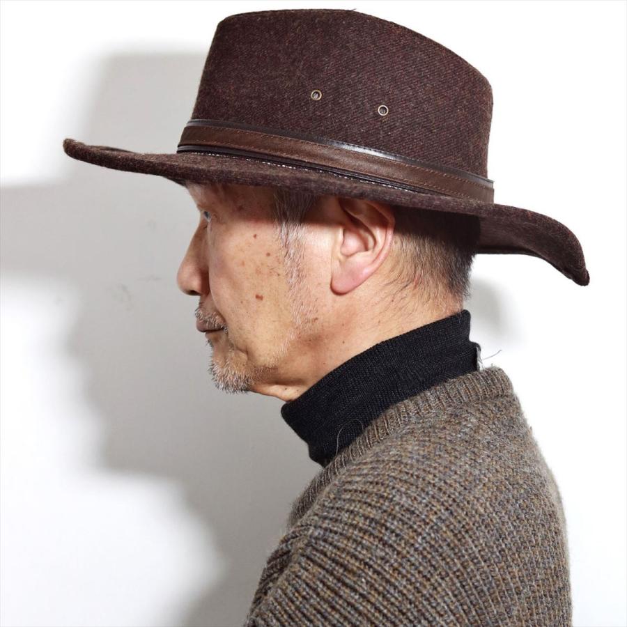 STETSON（ステットソン） つば広 ハット ウール 冬 帽子 メンズ