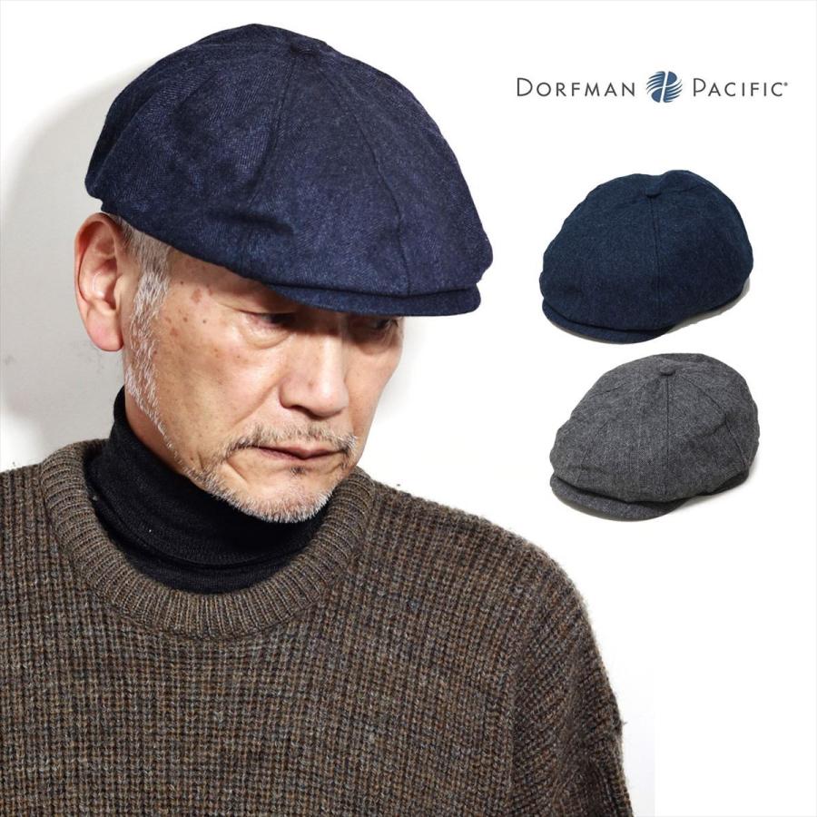 キャスケット 紳士 ハンチング メンズ ヘリンボーン 帽子 ドーフマン