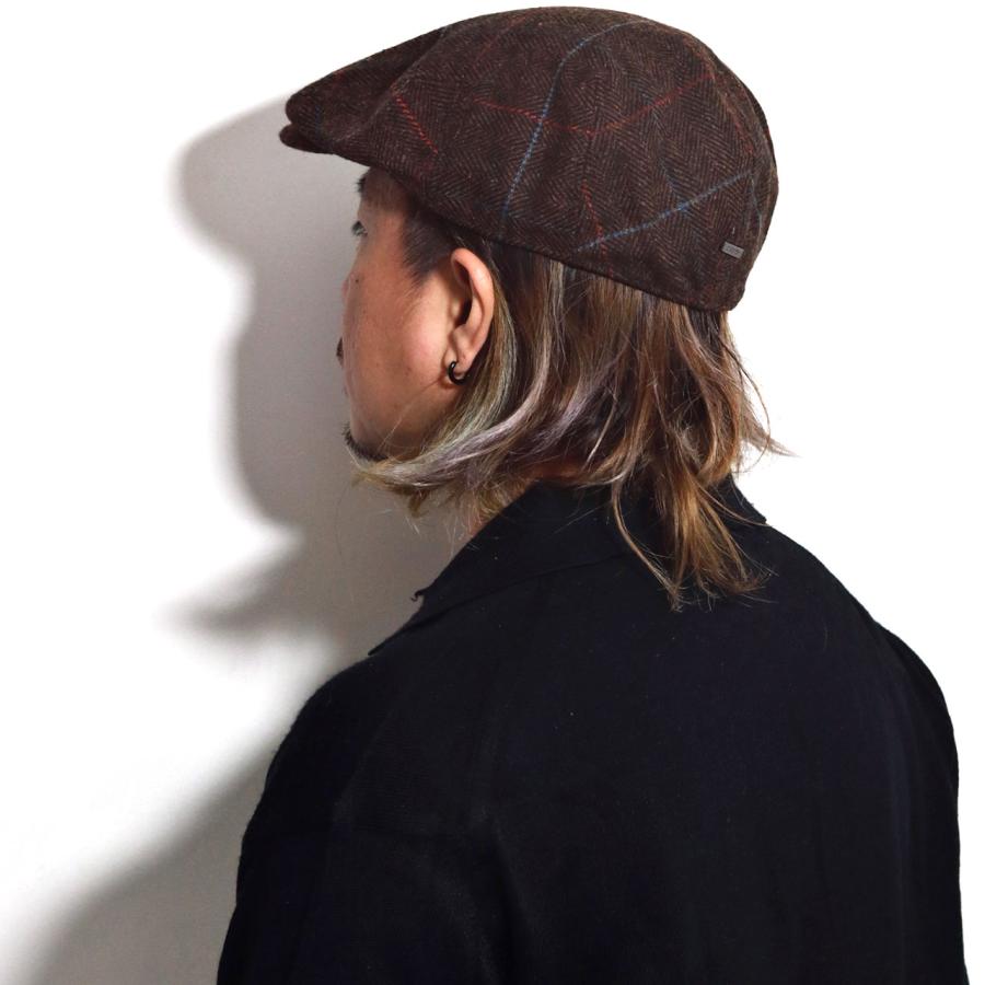ハンチング 帽子 メンズ CIRCA1921 紳士 チェック柄 ウール