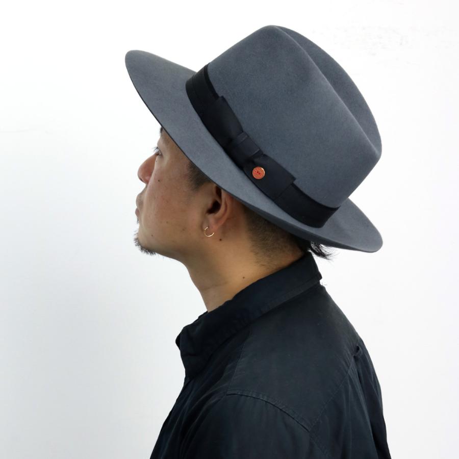 中折れハット メンズ マイザー ラビットファーフェルト 秋冬