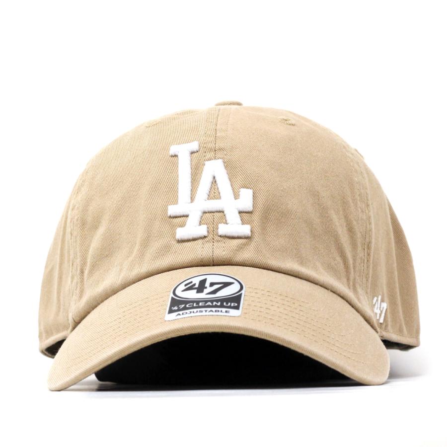47 キャップ クリーンナップ フォーティーセブン Dodgers '47 CLEAN UP Khaki x White logo カーキ×白 47brand｜elehelm-hatstore｜03