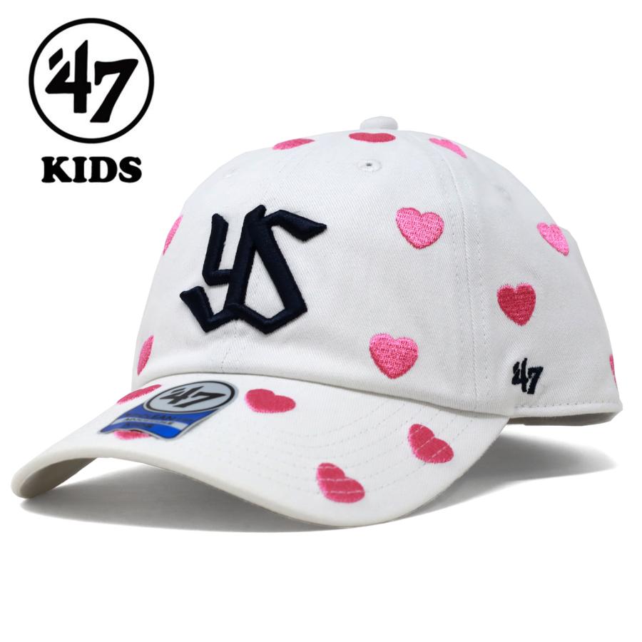 キッズ 47brand キャップ NPB 日本プロ野球 Swallows '47 CLEAN UP