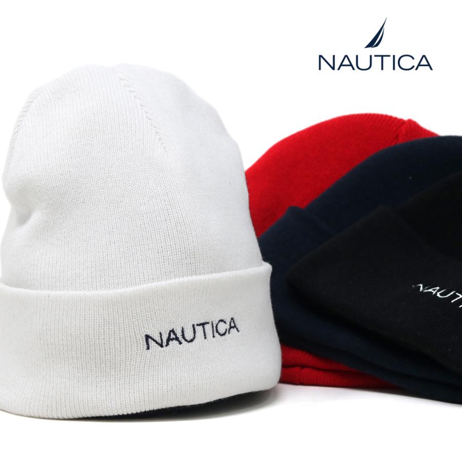 NAUTICA ノーティカ ニット帽 春夏 しっかり生地のコットン100% サマー 