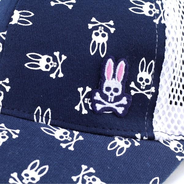 PSYCHO BUNNY サイコバニー ネイビーキャップ ロゴ 美品 カジュアルゴルフドットコムby PALM SPRINGSにPsycho Bunny