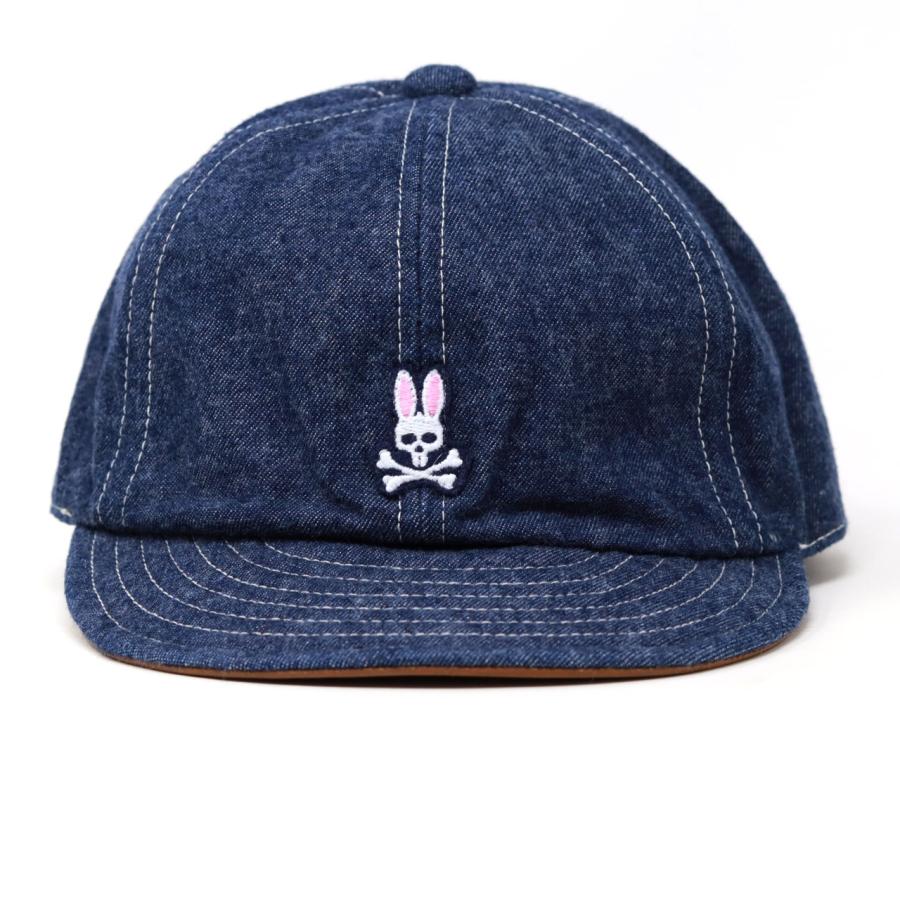 【未使用】FACT × Deviluse コラボ デニムキャップ Psycho Bunny デニムキャップ サイコバニー キャップ メンズ