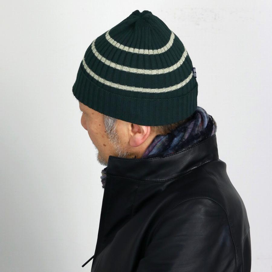 Psycho Bunny（サイコバニー） ボーダーニット 秋冬 ビーニー帽 ニット