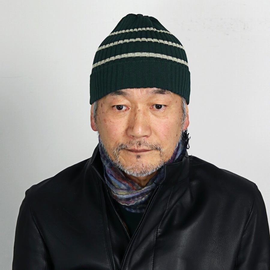 Psycho Bunny（サイコバニー） ボーダーニット 秋冬 ビーニー帽 ニット