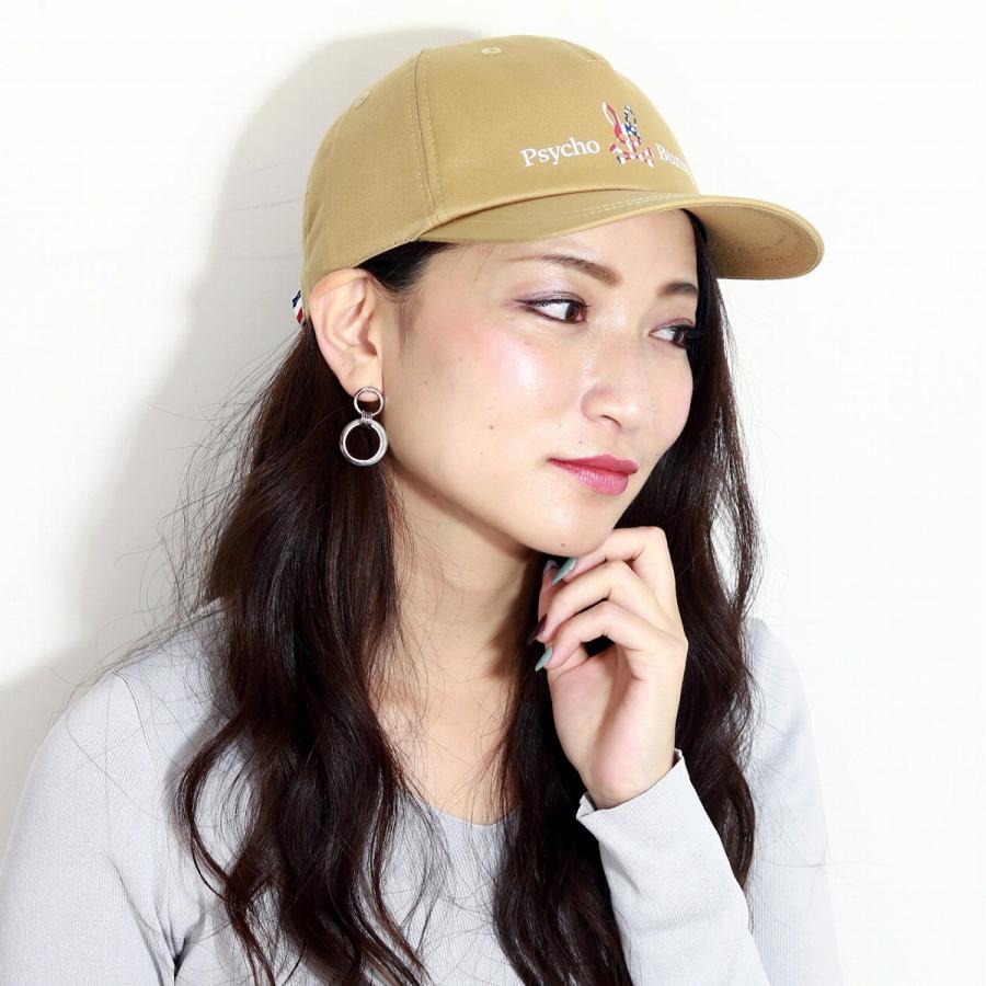 帽子 キャップ レディース ウサギのマーク ブランド サイコバニー キャップ メンズ 綿100 Psycho Bunny アメリカン ベージュ Pb5 006 Elehelm帽子通販専門店 通販 Yahoo ショッピング