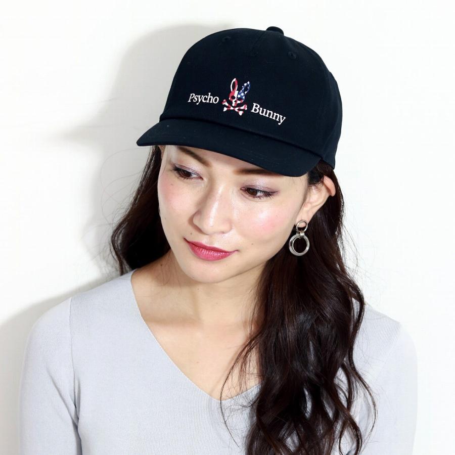 綿100 Psycho Bunny アメリカン 帽子 キャップ レディース ウサギのマーク ブランド サイコバニー キャップ メンズ 黒 ブラック Pb5 011 Elehelm帽子通販専門店 通販 Yahoo ショッピング