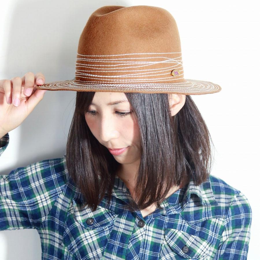 Hat 中折れハット ハット 帽子 メンズ 秋冬 Maison Birth つば広 ハット メンズ メゾンバース ハット つば広 帽子 レディース ベージュ Sme Md