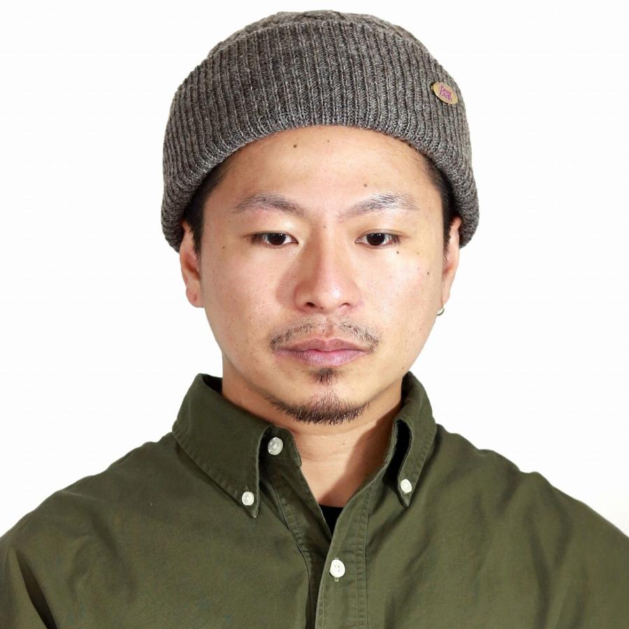 Maison Birth 折り返しニットワッチ 帽子 メリノウール ニット帽