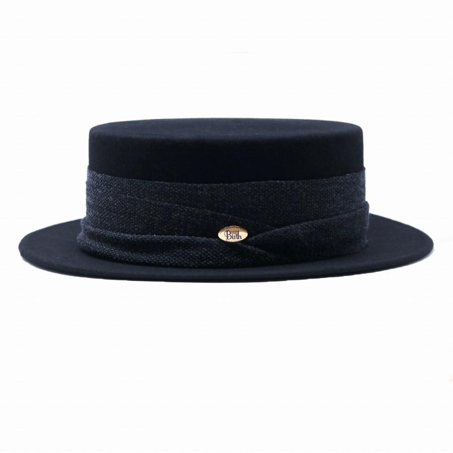 MAISON Birth カンカン帽 フェルト ハット 帽子 メンズ 秋 冬