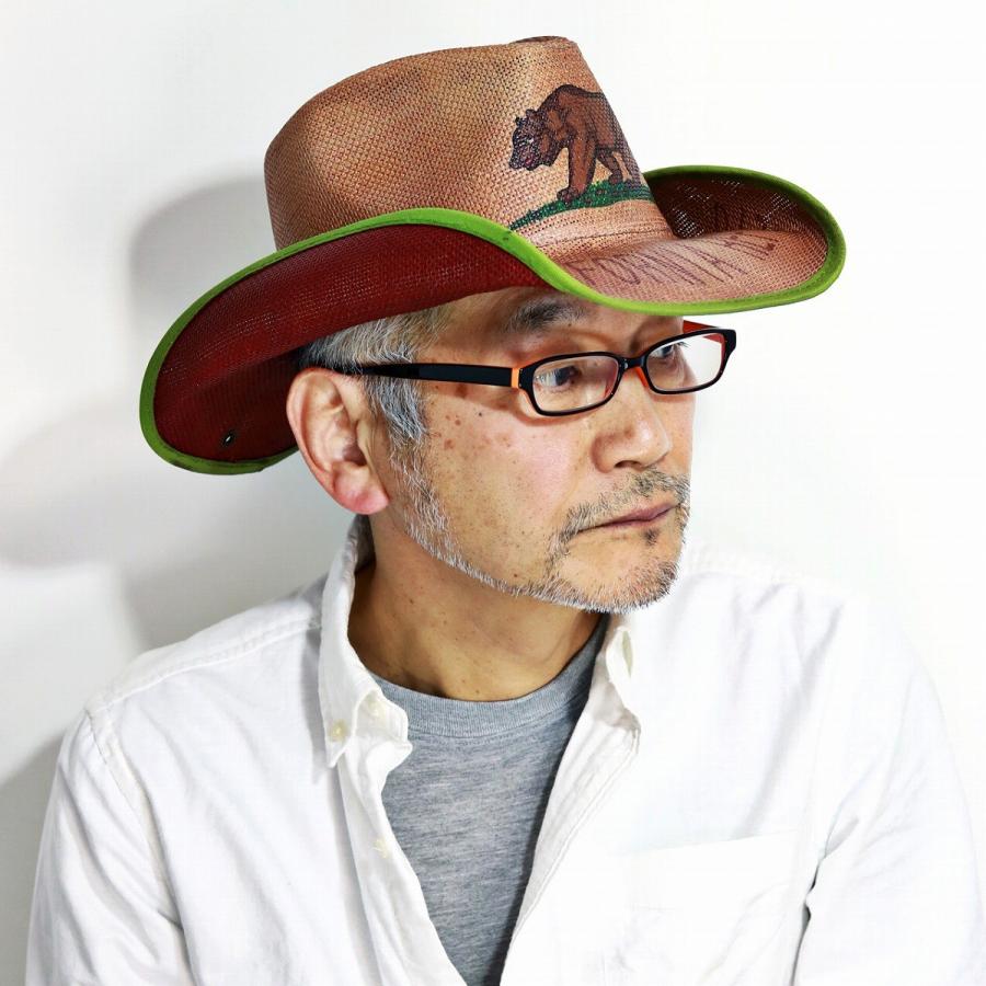 PETER GRIMM カリフォルニアリパブリック 帽子 メンズ 春夏 カウボーイ 