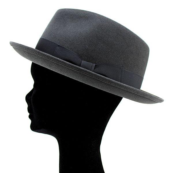 Fuji hat 中折れ帽 兎毛 ダークグレー 61cm Fuji hat 中折れ帽 兎毛 ダークグレー 61cm