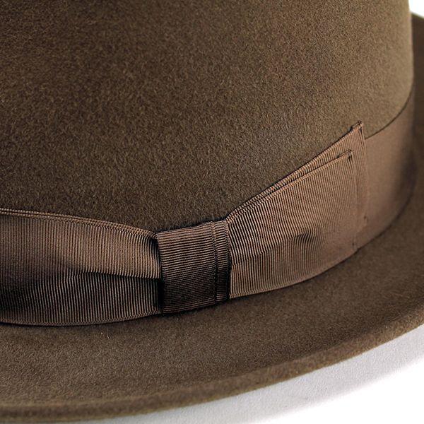 帽子 メンズ ハット 高級フェルトハット 兎毛 中折れハット ウール 帽