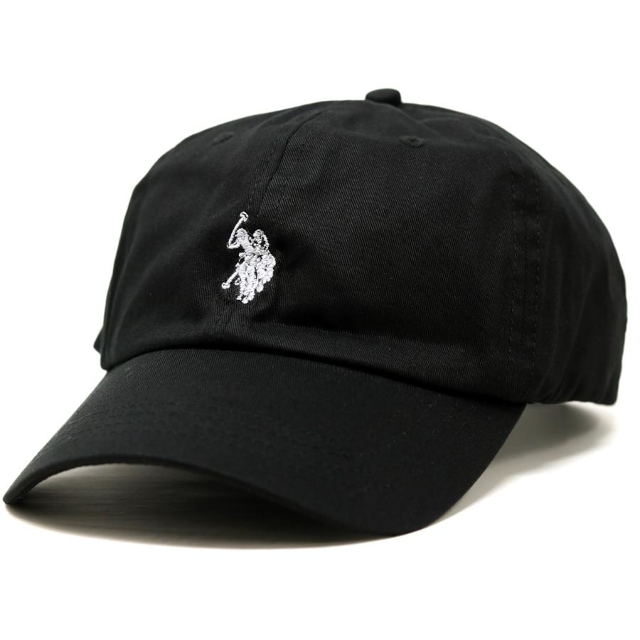 U.S. POLO ASSN. 黒キャップ U.S. POLO ASSN. ポロ キャップ U.S.POLO ユーエスポロアッスン