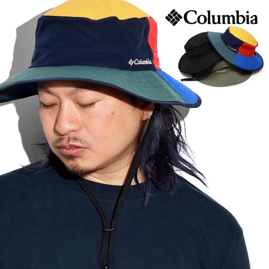 Columbia コロンビア ハット 春夏 ブーニーハット 顎紐付き