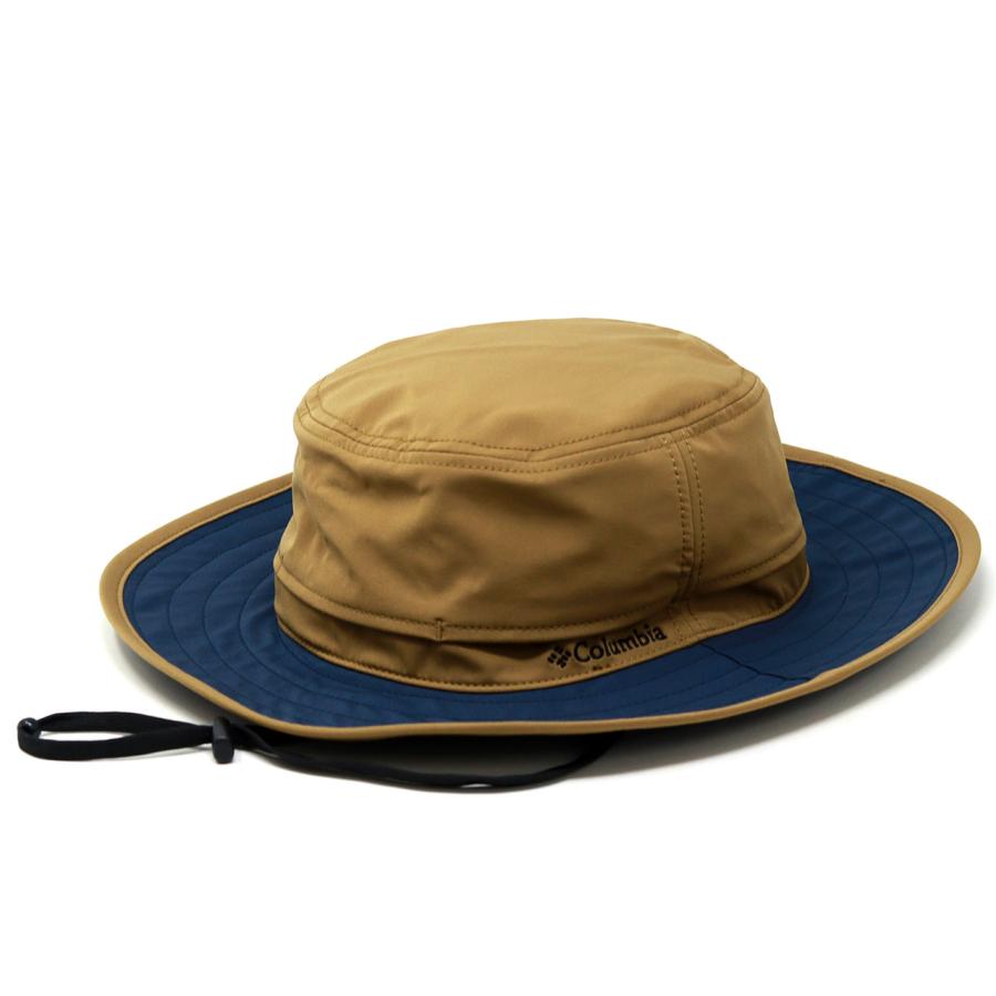 ブラウン アウトドアハット Columbia（コロンビア） アウトドアハット メンズ 撥水 帽子 UVカット
