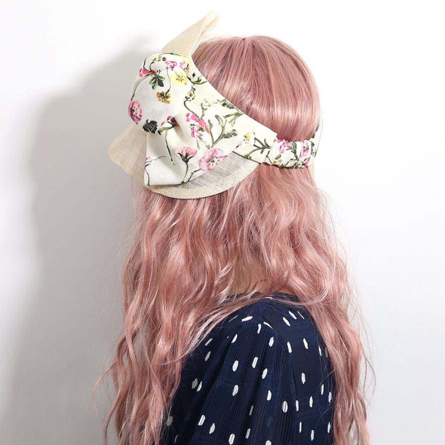Barairo no Boushi レディース 花柄 サンバイザー 春夏 涼しい Barairo no Boushi レディース 花柄 サンバイザー 春夏 涼しい