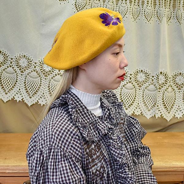 Barairo no Boushi ベレー帽 大人 かわいい レディース 刺繍 Barairo no Boushi ベレー帽 大人 かわいい レディース 刺繍