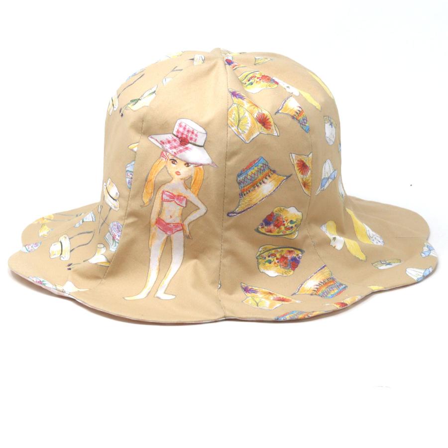 Barairo no Boushi ハット レディース 帽子 つば広 かわいい ばら色の