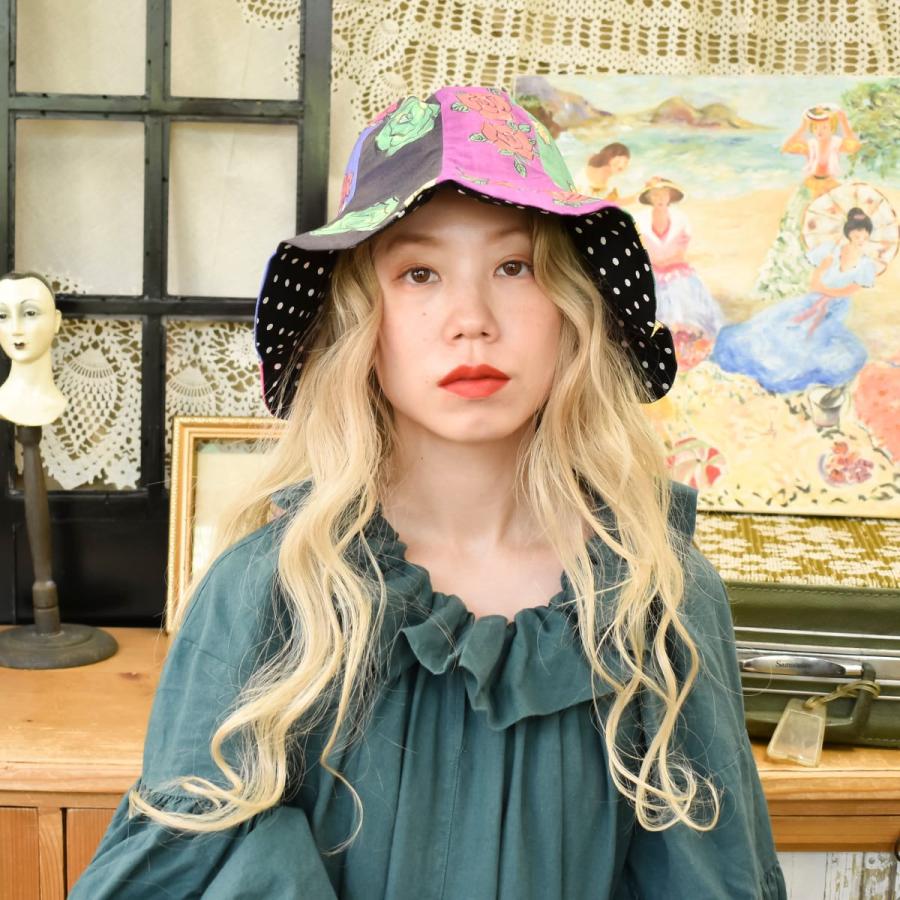 Barairo no Boushi かわいい 帽子 レディース ハット 花柄 つば Barairo no Boushi かわいい 帽子 レディース ハット 花柄 つば