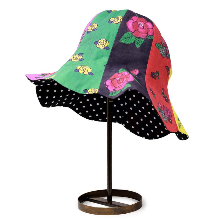 Barairo no Boushi かわいい 帽子 レディース ハット 花柄 つば Barairo no Boushi かわいい 帽子 レディース ハット 花柄 つば