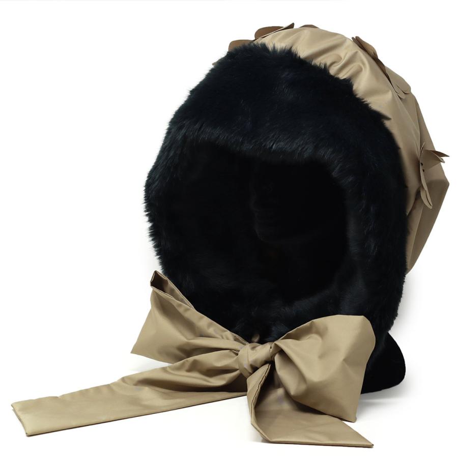 Barairo no Boushi かわいい 帽子 フード レディース 秋冬 防寒 つけ