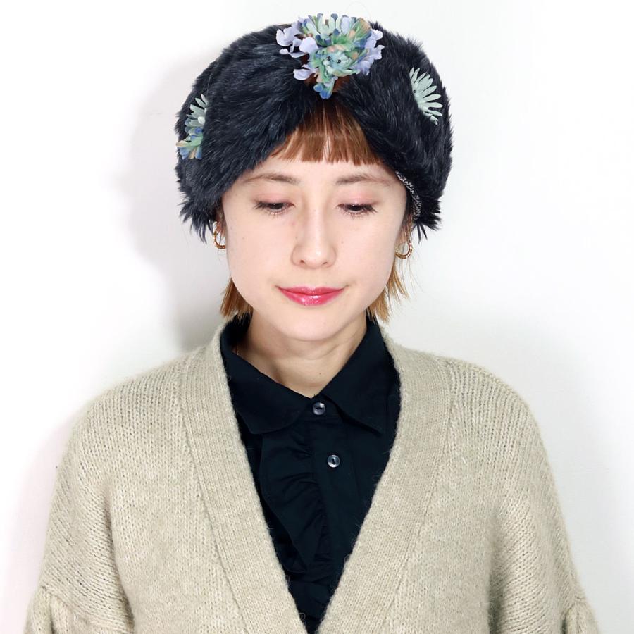 Barairo no Boushi ヘアバンド レディース ターバン かわいい ファー