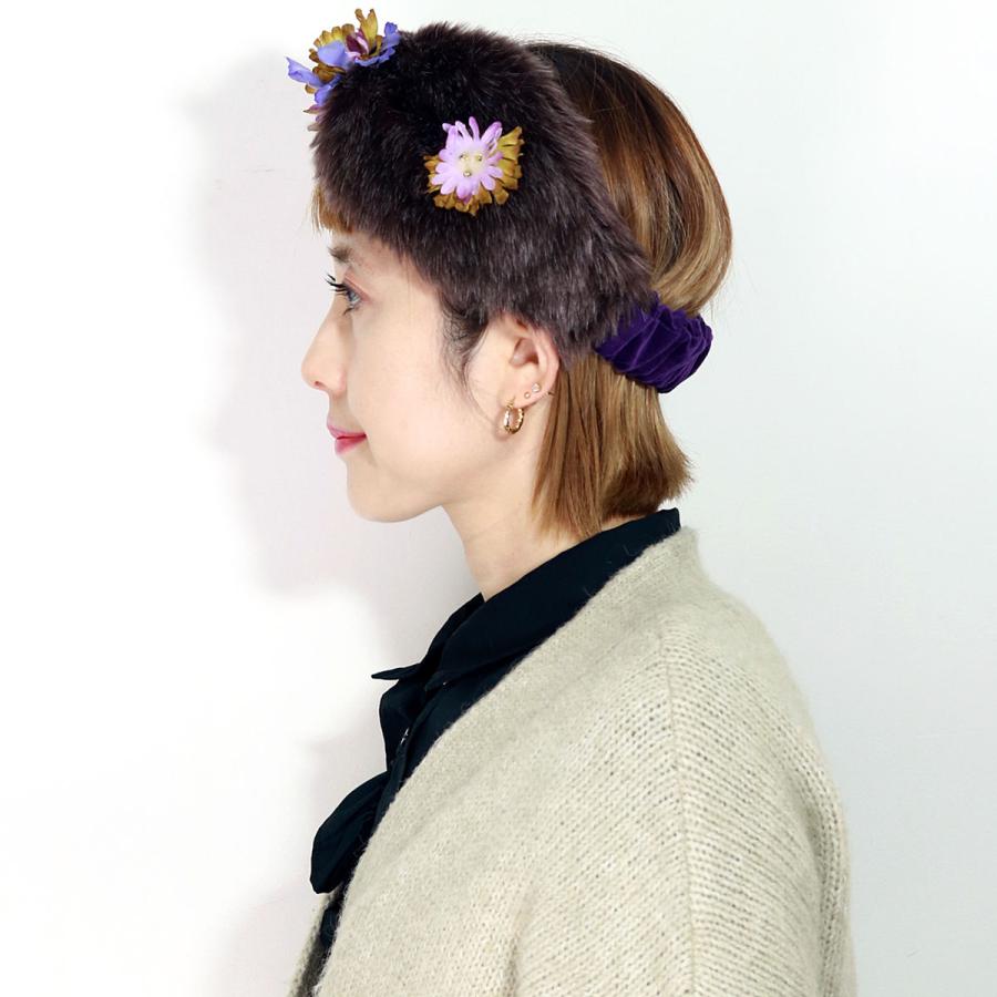 Barairo no Boushi ヘアバンド レディース ターバン かわいい ファー