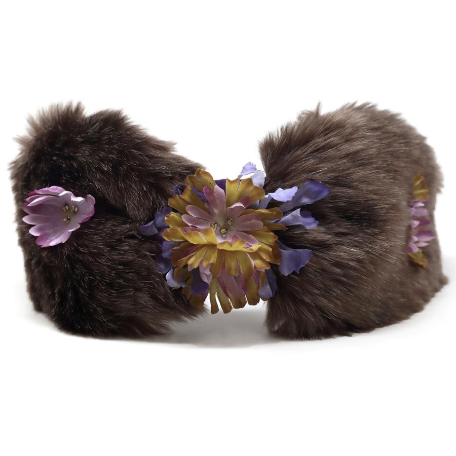 Barairo no Boushi ヘアバンド レディース ターバン かわいい ファー