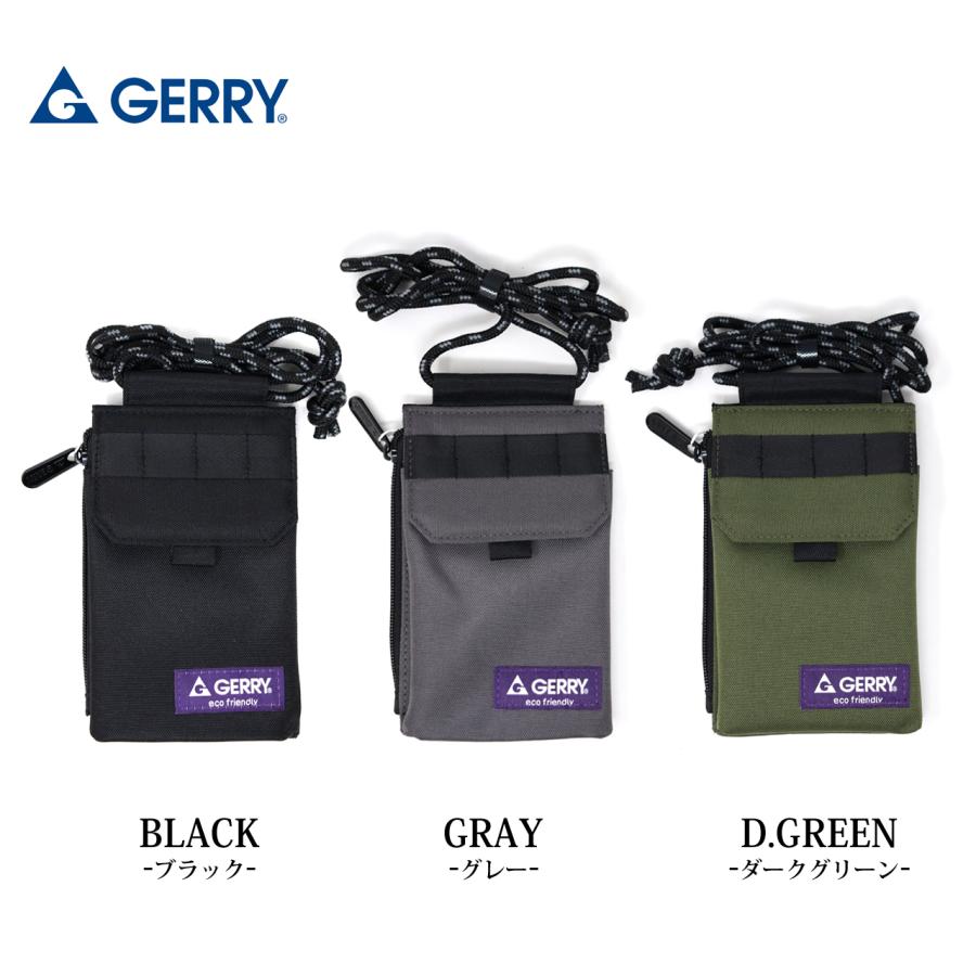 GERRY（ジェリー） スマホポーチ ショルダー ミニ アウトドア ブランド