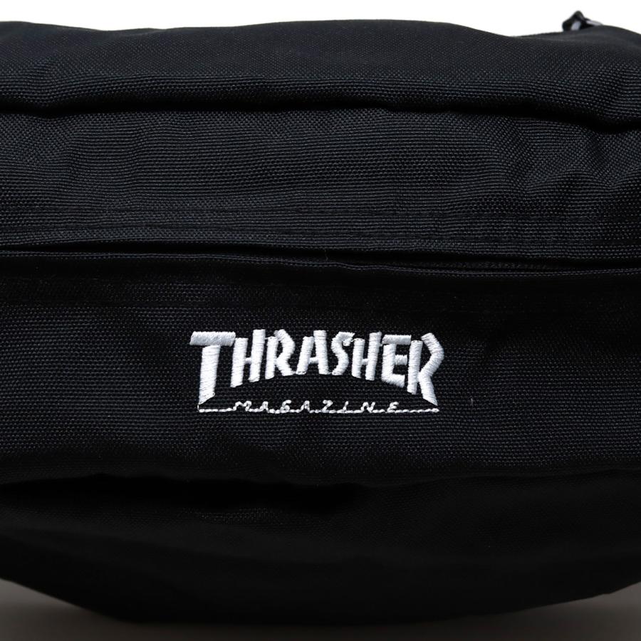 STROLLERZ バッグ BODY BAG 刺繍 ウエスト ポーチ 黒 LA THRASHER（スラッシャー） ボディバッグ ウエストポーチ ウエスト