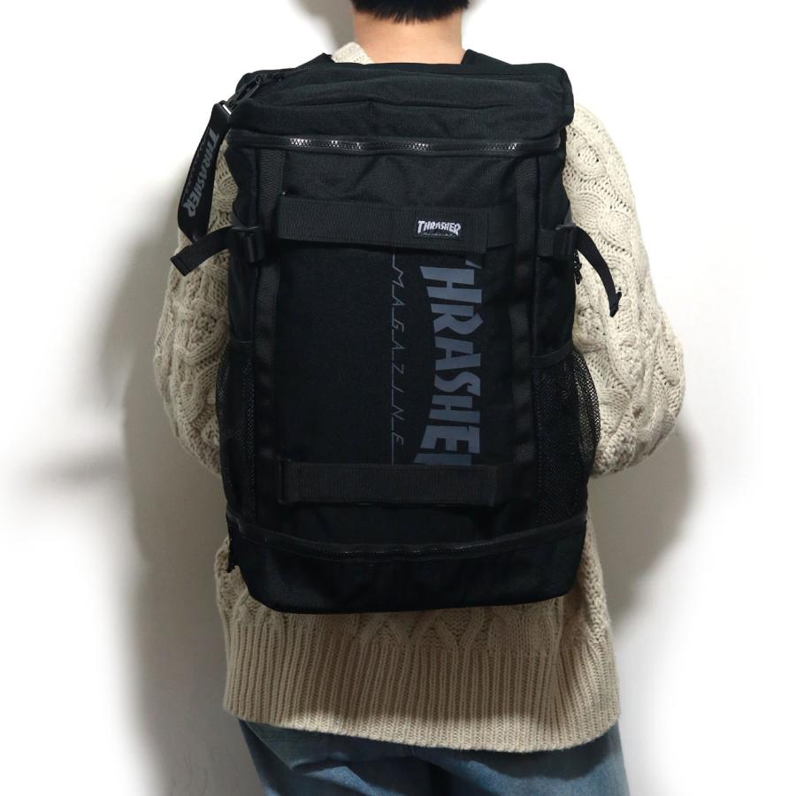 THRASHER（スラッシャー） バックパック 大容量 スケートホルダー 