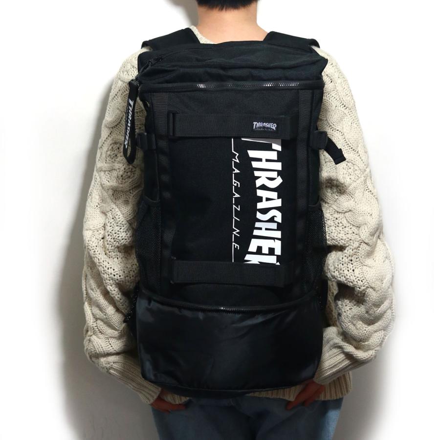THRASHER（スラッシャー） バックパック 大容量 スケートホルダー