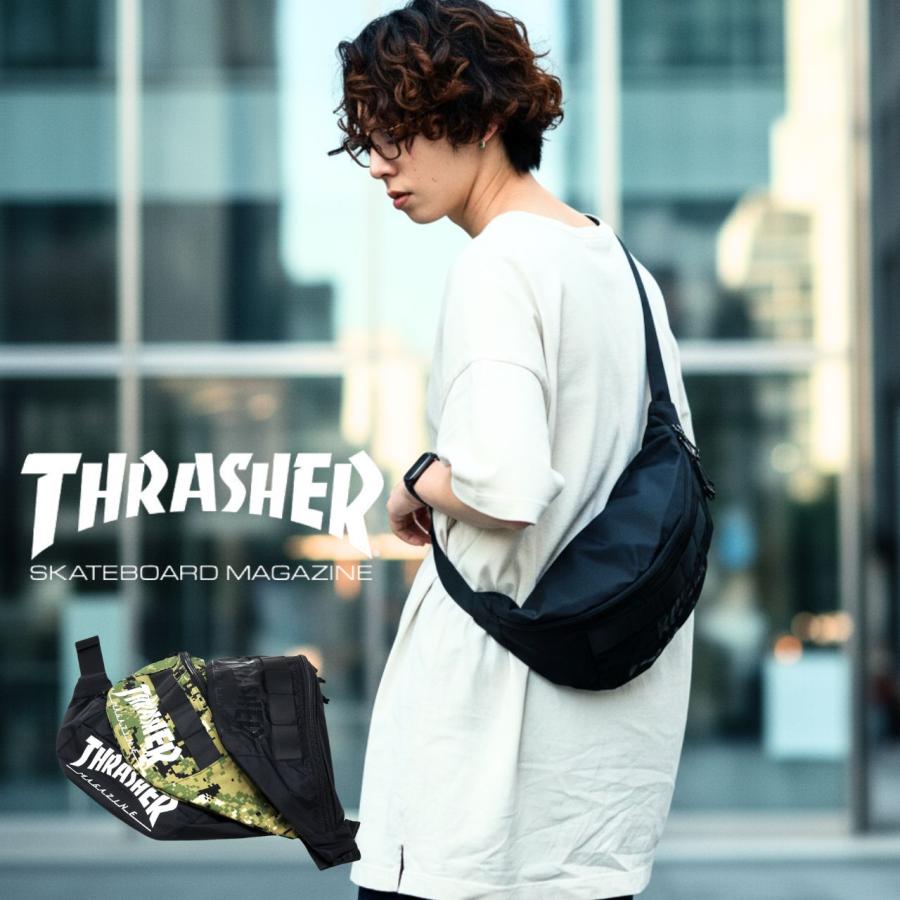 THRASHER（スラッシャー） ショルダーバッグ メンズ 鞄 ウエストバッグ