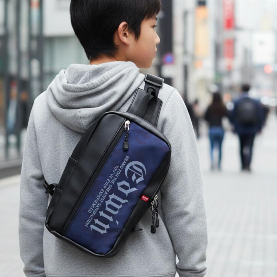 EDWIN（エドウィン） キッズ ボディバッグ ワンショルダー 子供用 斜