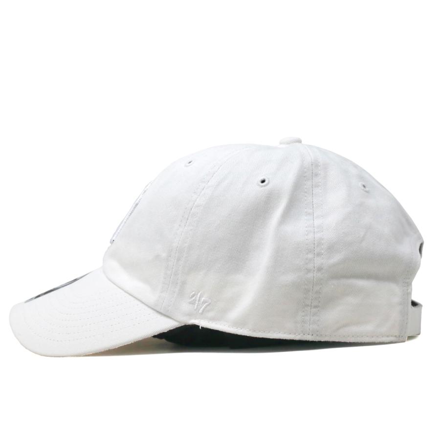 47 キャップ 47brand クリーンナップ フォーティーセブン Yankees '47 CLEAN UP ホワイト × ホワイト ロゴ