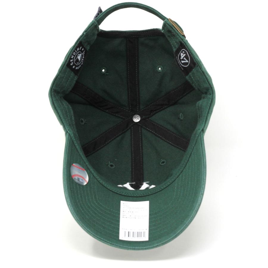 47 キャップ クリーンナップ  フォーティーセブン ブランド キャップ Yankees '47 CLEAN UP Dark Green ダークグリーン 47brand｜elehelm-hatstore｜06