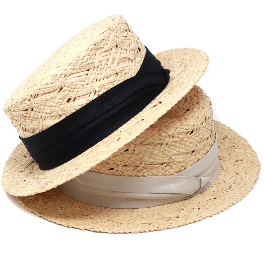 mia_hat_and_accessory カンカン帽　ラフィア　麦わら mia_hat_and_accessory カンカン帽 ラフィア 麦わら