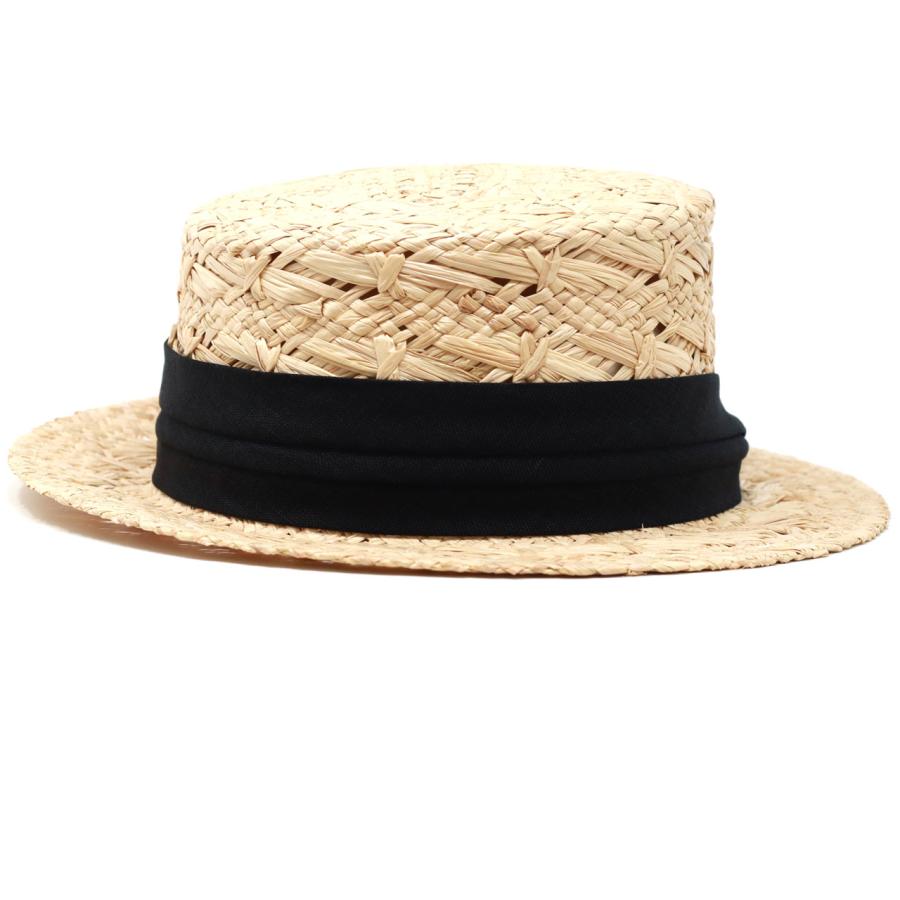 ボーターハット 春夏 カンカン帽 メンズ ラフィア 帽子 レディース