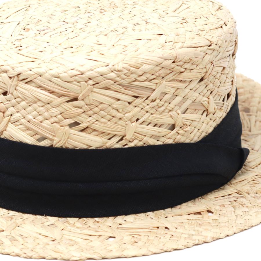 ボーターハット 春夏 カンカン帽 メンズ ラフィア 帽子 レディース