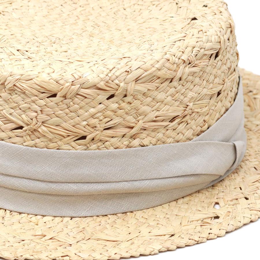 ボーターハット 春夏 カンカン帽 メンズ ラフィア 帽子 レディース