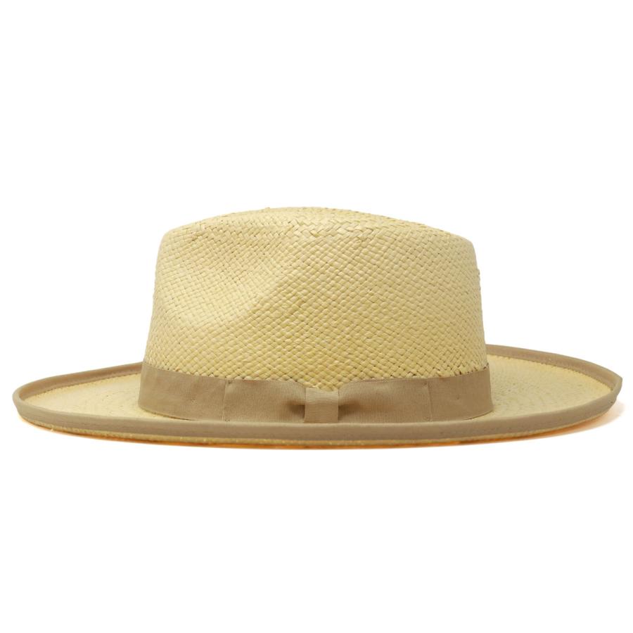 エッジアップハット ストローハット メンズ ペーパー つば広帽子