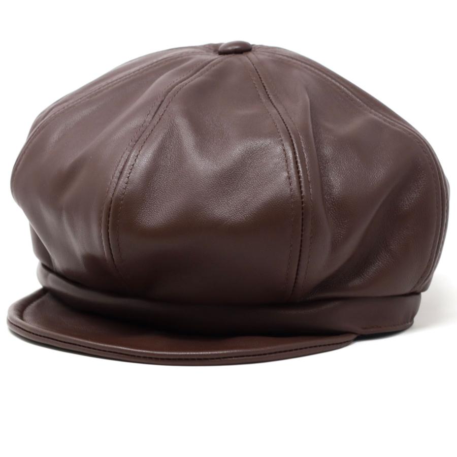 ReqHatter ラムレザー キャスケット メンズ レディース キャスケット